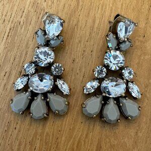 J. Crew Crystal and Enamel Earrings